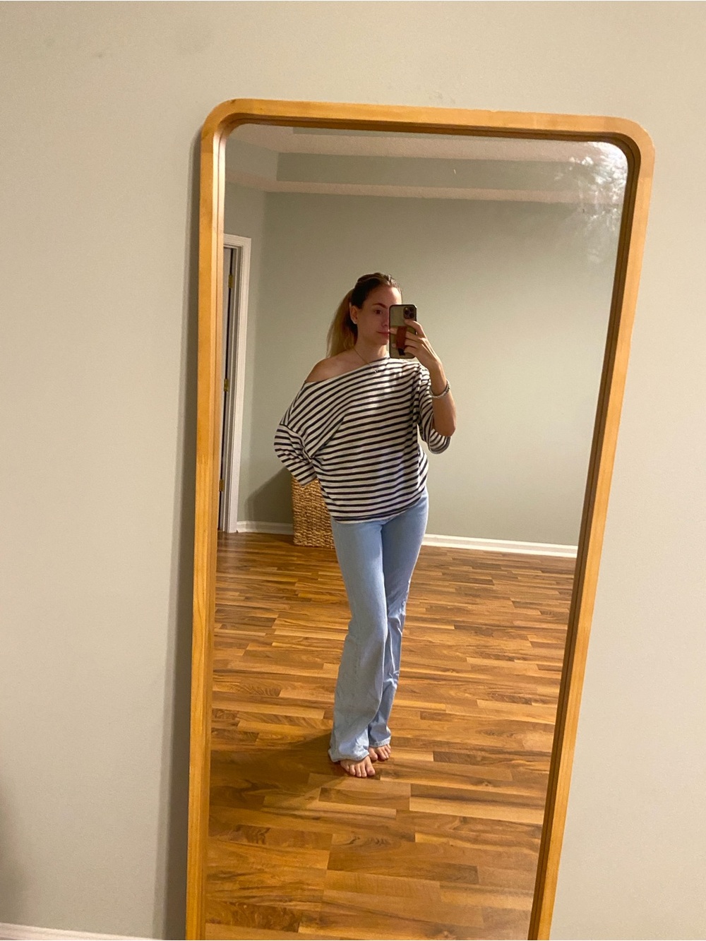 Tecovas Light Blue Flare Jeans